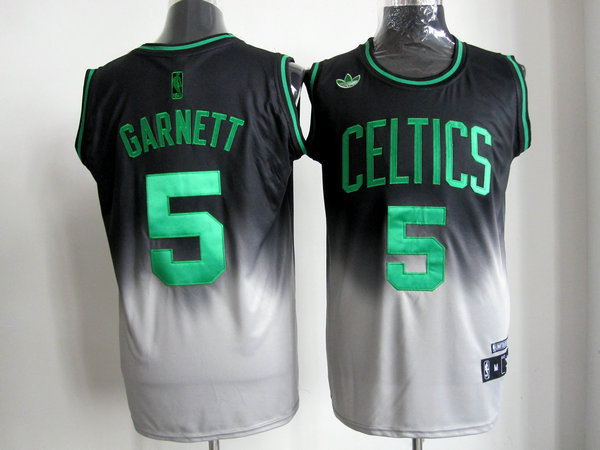 NBA Boston Celtics 5 Kevin Garnett Fadeaway Fashion Swingman Jersey